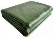 JAGO Plachta 650 g/m², hliníkové oká, zelená, 4 x 3 m