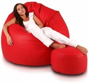 INTERMEDIC SK Sedací Vak Giga Sako Ekokoža Farba: E06 - Červená (ekokoža)