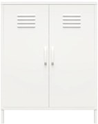 Biela kovová skrinka 40x102x80 cm Mission District – Støraa