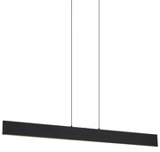Moderné závesné svietidlo čierne vrátane LED 3-stupňové stmievateľné Easylift - Straight