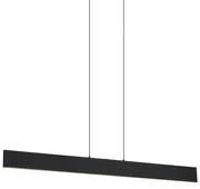Moderné závesné svietidlo čierne vrátane LED 3-stupňové stmievateľné Easylift - Straight