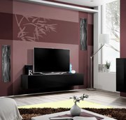TV stolík/skrinka Ferryhill 23 ZZ FY 30 (čierna + lesk čierny). Akcia -18%. Vlastná spoľahlivá doprava až k Vám domov. 764536