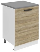 Kuchynská skrinka Belini Premium Full Version spodná 60 cm dub sonoma s pracovnou doskou