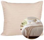 SATÉNOVÁ OBLIEČKA NA VANKÚŠ CIZGILI CAPUCCINO 50X60 CM EXCLUSIVE CAPUCCINO