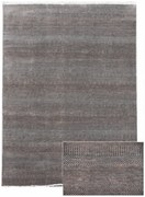 Diamond Carpets India, Ručne viazaný kusový koberec Diamond DC-MCN Light grey / brown, 180x275, hnedá, chodba / predsieň