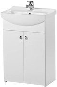 Cersanit Cersania BIANCO sada, umývadlo a skrinka 60cm, biela, S509-041-DSM