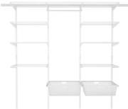 Nástenný regál do práčovne 200x180x40 cm TOPTRACK