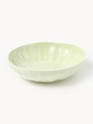 Porcelánové hlboké taniere's embosovaným vzorom Sali, 4 ks