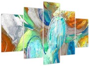 Obraz - Farebná abstrakcia (150x105 cm)