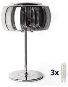 Brilagi - LED Krištáľová stolná lampa JEWEL 3xG9/42W/230V