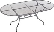 DEOKORK Kovový stôl oválny 190 x 105 cm