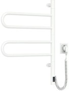 Elektrický otočný sušák na uteráky FOUETTE 128W/230V 64,6 cm IP44 biely