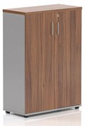 Stredná skriňa Visio LUX 80 x 38,5 x 113 cm, orech