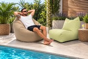 Set 2 sedacích vakov k bazénu Flavio Outdoor pistácia + Zac Atlanta Cappuccino