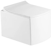 Závesná misa SOLU rimless  s voľne padajúcou doskou