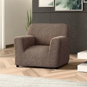 Bielastické poťahy COSTINA oriešková kreslo (š. 60 - 110 cm)