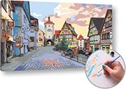 Maľovanie podľa čísel ZABUDNUTÁ ULIČKA – stredná náročnosť