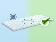 Dormeo vrchný matrac Aloe Vera Vitalis 2v1 5 cm, obojstranný, chladivý &amp; celoročný, 7 komfortných zón, ošetrenie aloe vera