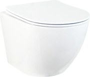 Hydroland Závesná WC misa so SoftClose sedadlom Karat, biela