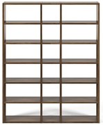 Tmavohnedá knižnica TemaHome Pombal, šírka 182 cm