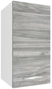 Kuchynská skrinka Belini horná 30 cm šedý antracit Glamour Wood TOR SG30/1/WT/GW1/0/E