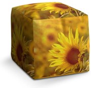 Taburet Cube slnečnica 3, žltá