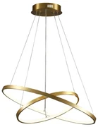 Polux LED Luster na lanku LEA LED/35W/230V 4000K pr. 60 cm zlatá SA2246