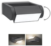 Brilagi - LED Vonkajšie nástenné svietidlo CROTONE LED/7W/230V antracit IP54 BG0992