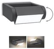 Brilagi - LED Vonkajšie nástenné svietidlo CROTONE LED/7W/230V antracit IP54