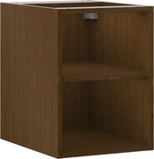 Mexen Box-A, otvorená skrinka s policou 35 cm, orech, 91AX2-0350-470-0-86