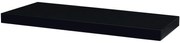 Nástenná polička P-001, lesklá čierna