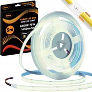 BERGE LED pásik COB Neon 12V - 528D - 15W/m - IP20 - 1650lm - 5m - studená farba
