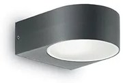 Vonkajšie nástenné svietidlo IDEAL LUX Iko AP1 Antracite 018515