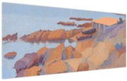 Obraz - Henri Edmond Cross, Calanque des Antibois, reprodukcia (120x50 cm)