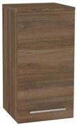 Mereo, Mereo Bino kúpeľňová skrinka horná 63 cm, pravá, Multidecor, Orech Pacifik tabákový, MER-CN696OPT2