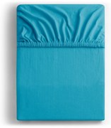 Modrá napínacia plachta jersey 90x200 cm Amber – Restilo