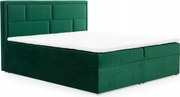 Manželská posteľ Boxspring 180 cm Menera (zelená)