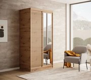 ŠATNÍKOVÁ SKRIŇA S POSÚVNYMI DVERAMI DAINA DUB ARTISAN 100 cm