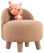 Detské kreslo PIXI pr. 46 cm hnedé