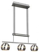 Trio - Luster na lanku FLETCHER 3xE14/40W/230V matný chróm