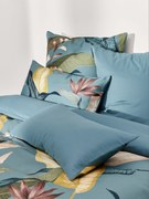 Obliečka na paplón z bavlneného saténu Flora