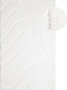 Kúpeľňový koberček WAVES 400 biely