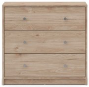 Komoda v dubovom dekore Tvilum May, 72 x 68 cm