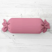 Biante Vankúš valec bonbon Rongo RG-027 Ružový 15x40 cm
