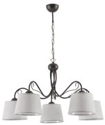 Jupiter 1362 - KM 5 V - Luster na reťazi KAMELIA 5xE27/60W/230V