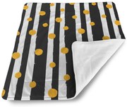 Sablio Deka pre bábätko Pruhy a bodky - 80x100 cm