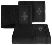 BAVLNENÝ UTERÁK KLAS2 50X90 CM ČIERNA