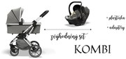 Moon kombinovaný kočík RESEA S BASIC 2024 set KOMBI Shadow