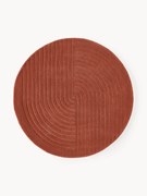 Okrúhly ručne tuftovaný vlnený koberec Mason