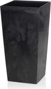 Květináč PORTO 46x25 cm černý beton